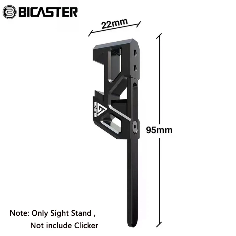 1pc BICASTER G1 Sight Stand Adjustable Clicker Bracket suitable for 6-32 Thread Clicker Not include Clicker Shooting Acces