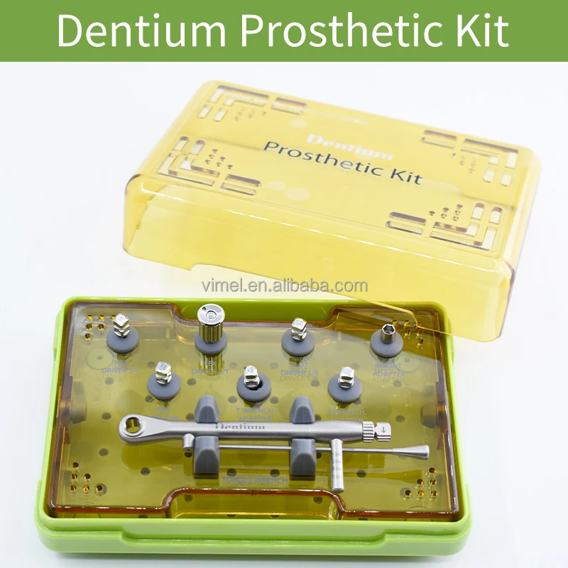 Original Dentium Prosthetic Kit Dental implant Wrench Surgery Tool kit dentium implant abutments