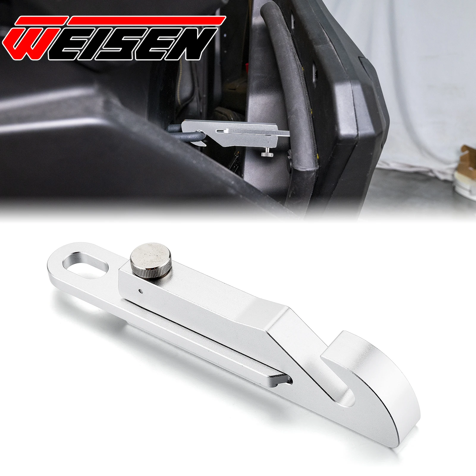 

1pc UTV Door Latch 4-6" Adjustable Length for Polaris RZR 570 800 900 1000 Turbo XP (Not Fit 2024+ RZR XP 1000) Accessories