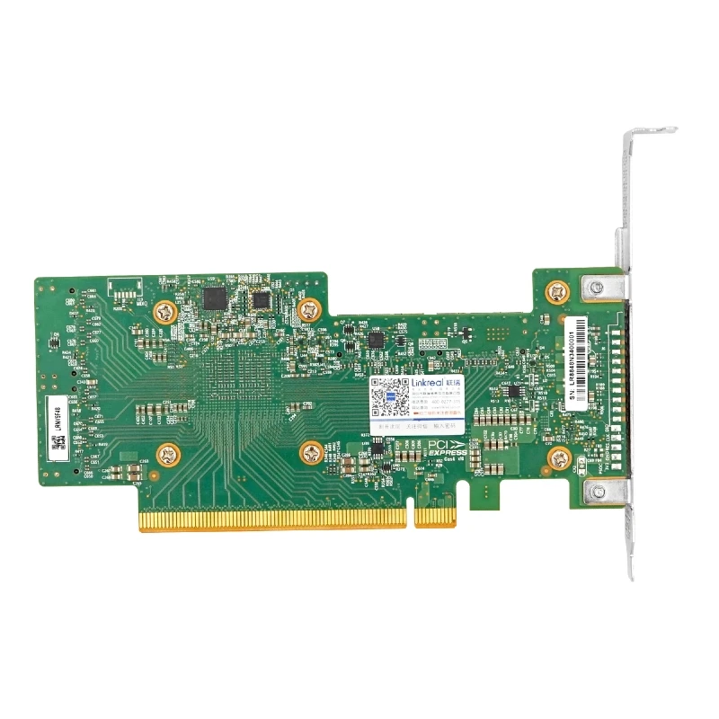 Linkreal PCIe 4.0 x16 to 4-port built-in 8654 8I NVMe expansion card PEX88048-LRNV9F48