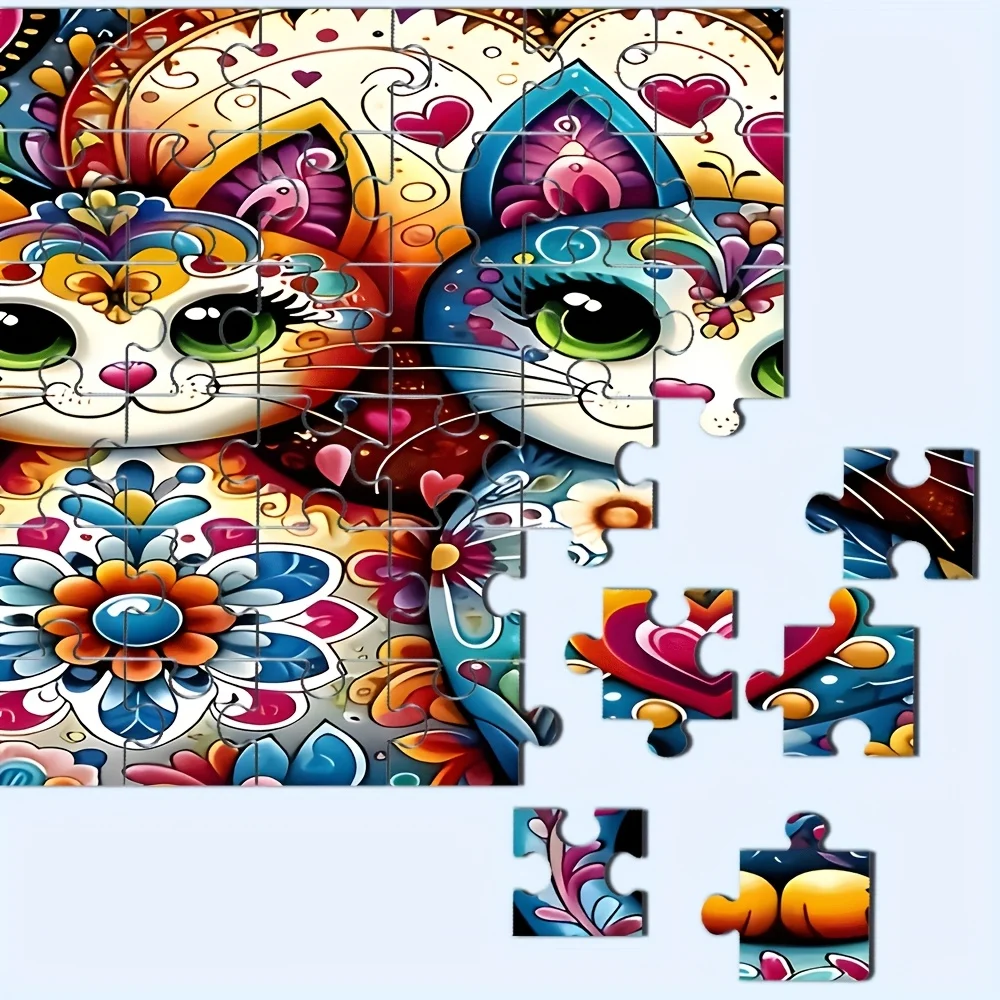 500/1000 قطعة لغز للكبار، جودة عالية، لعبة عائلية ممتعة ومريحة، مثالية لأعياد الميلاد وعيد الميلاد والهالوين والهدايا، الأفضل