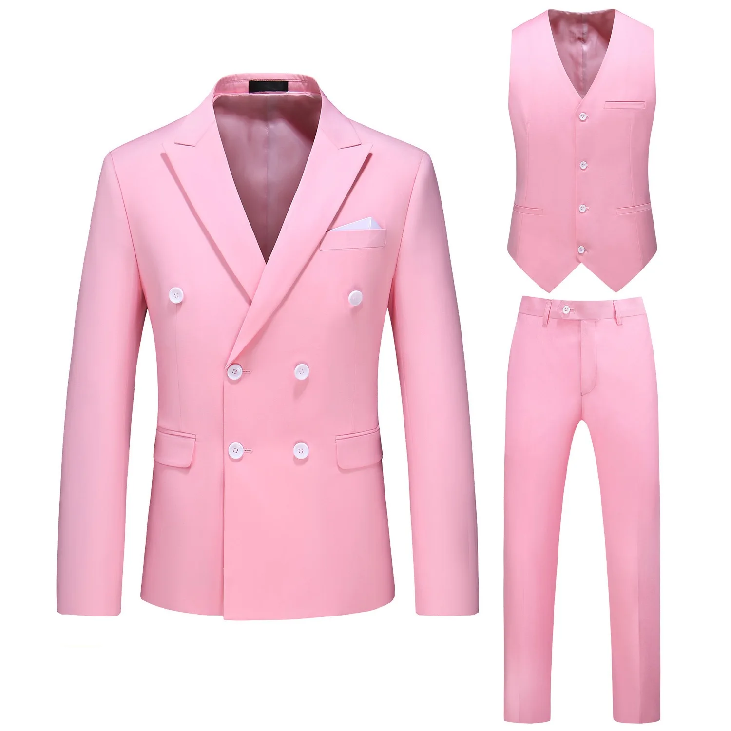 

Z356Marriage solid color hollow foreign trade cross-border suit business groom formal wear