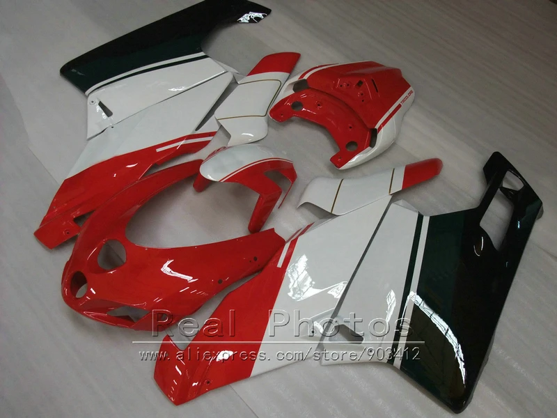 ABS bodywork fairing kit for Ducati 749 999 2005 2006 white red black 100% fit fairings set 749 999 05 06 SL49