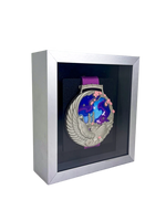 Aluminum Marathon Sport Medal Frame, Bed Frame, Wall Decoration, Running, Football, Basketball, DIY, 15x13cm