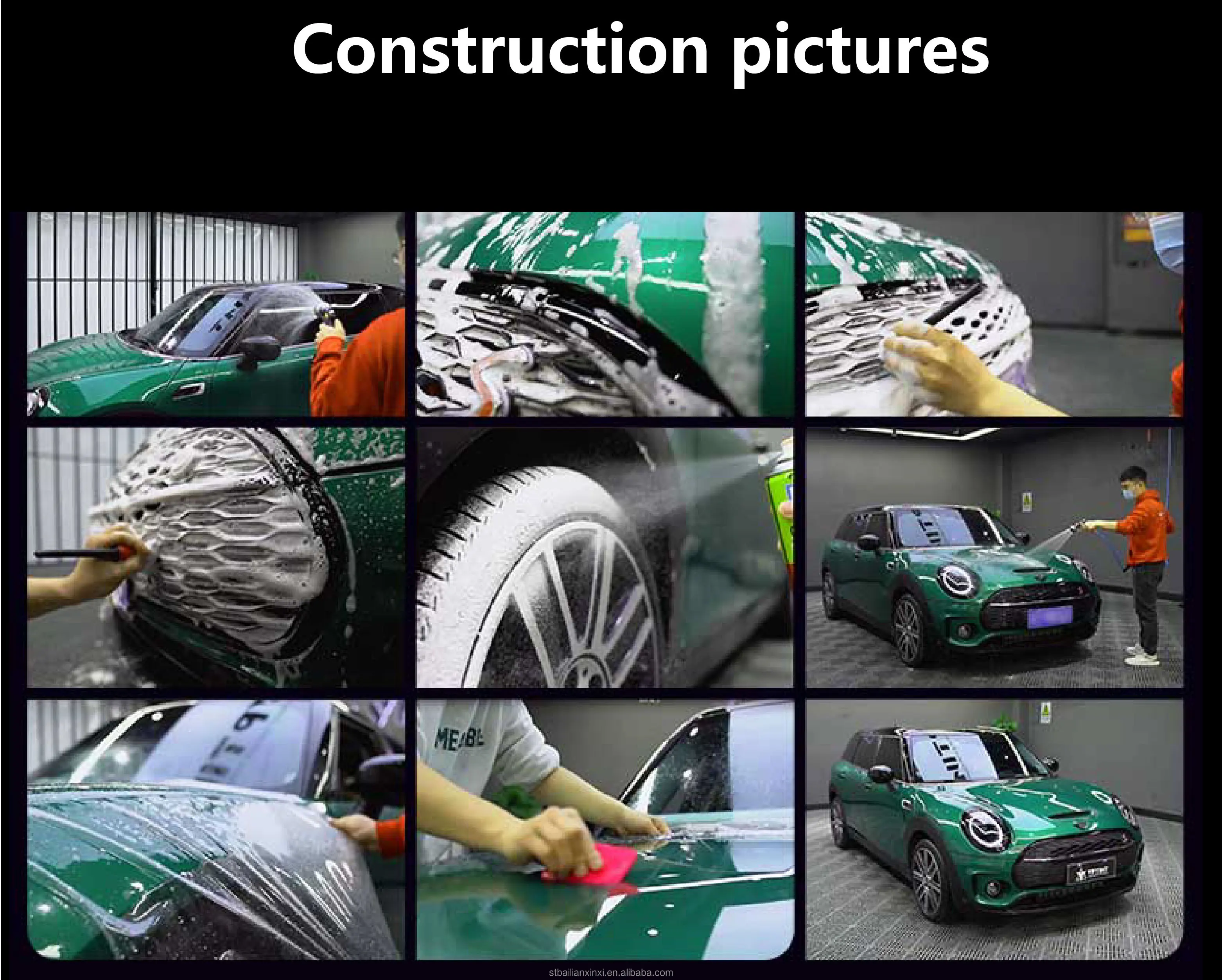 Samochodowa ściągaczka PPF Miękkie folie ochronne do samochodu Ochrona wody Pióro wycieraczki PPF Skrobak Gumowa ściągaczka PPF Anti-Scratch