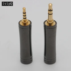 ivipQ-82 Gold-plated Pure Copper 4.4mm Female to 3.5mm 2.5mm HIFI Audio Converter Jack  Earphone Adapter Plug Accessories