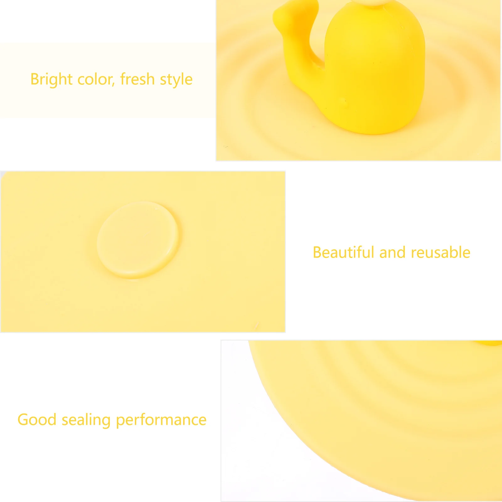 

2Pcs Silicone Cup Lid Leak-Proof Cover with Whale Decor Heat Resistant Universal Fit for Mug Bowl Wine Glass Dustproof Seal