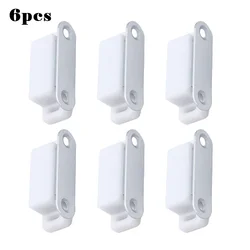 Door Closers Magnetic Catches Magnetic White 4.5cm 6PCS ABS Plastic Brown Cabinet Cabinet Latches Door Catch None