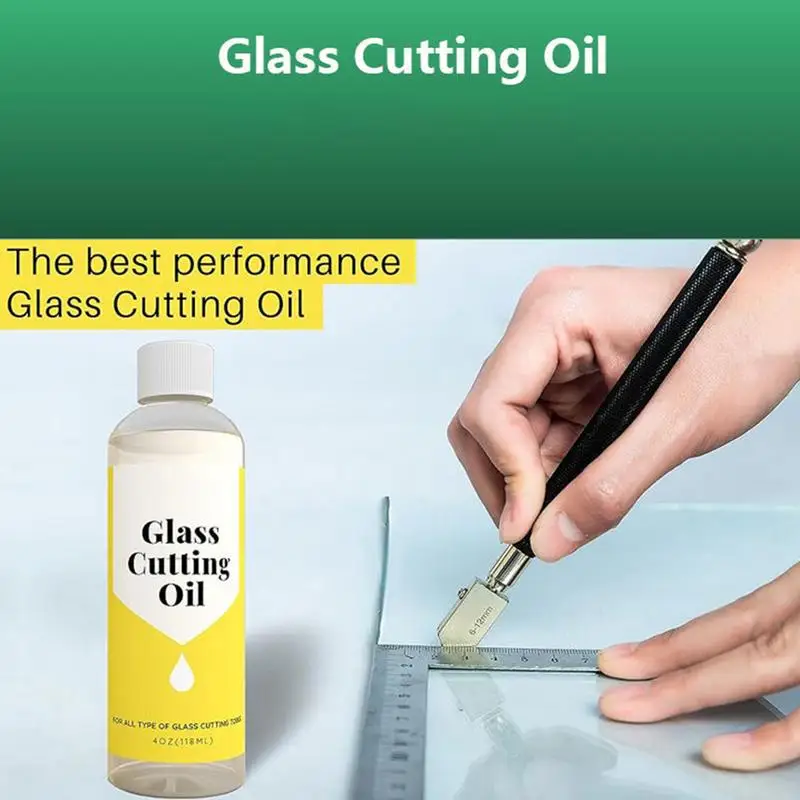 Cutting Oil For Stained Glass Cutter Oil For Glass Drill Bit Easy To Use Multipurpose 120ml Mirrors Glass cutting fluid