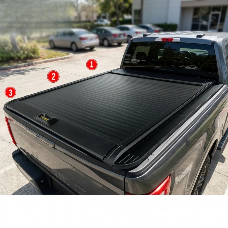 Pickup Truck Roll-Up Roller Shutter Lid Tonneau Cover for GWM Great Wall Poer KingKong Hunter F70 JAC T9 FOTON Tuland G9 G7