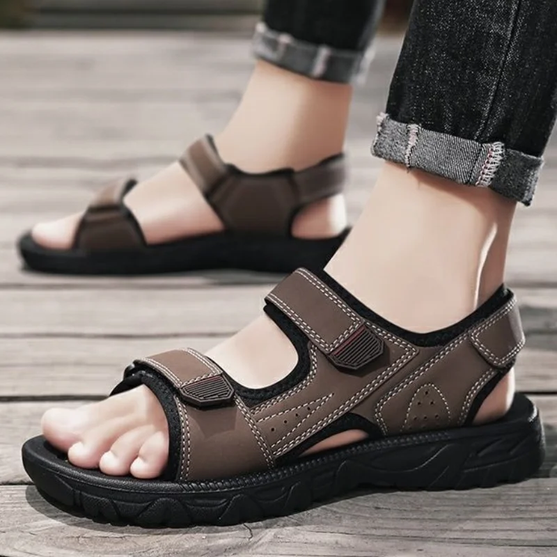 

Male Shoe Open Toe Men's Sandal Flat Trend 2025 High Quality Adult In Welcome Deal 39 New Fashion Summer Low Price on Offer V