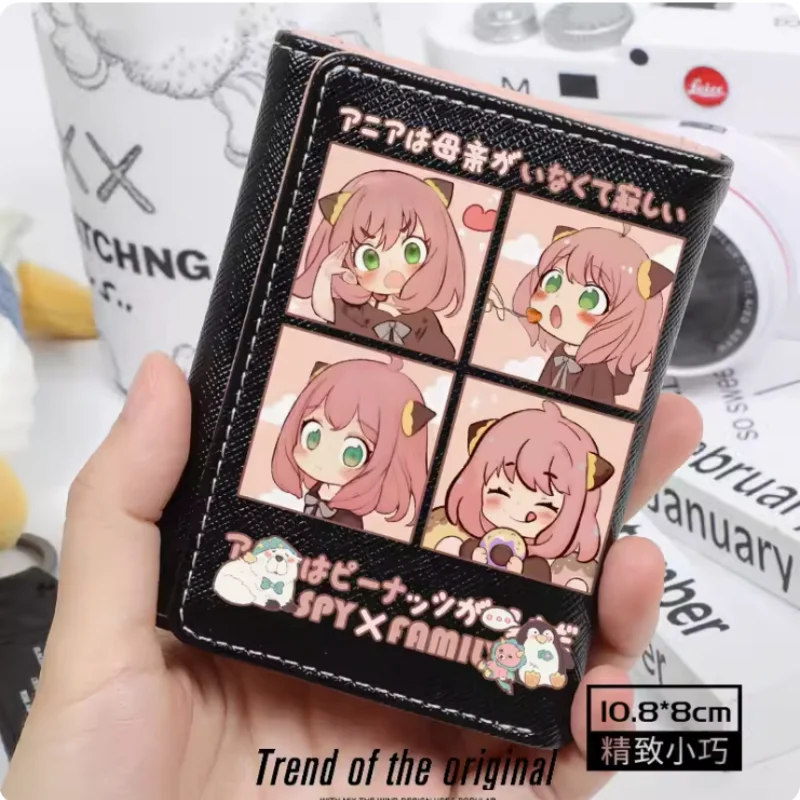 Anime Spy Family Anya Forger Wallet Women's Fold Bag Multi Card Large Capacity Fashion Wallet Gift