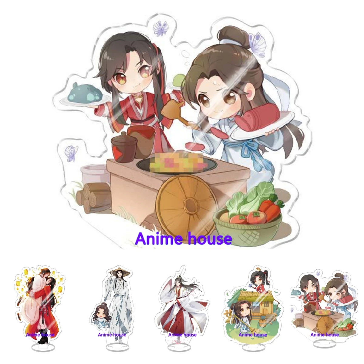 

Anime Heavenly God Blesses The People Tian Guan Ci Fu Acrylic Stand Model MO DAO ZU SHI Cartoon Figures Fans Collection Gifts