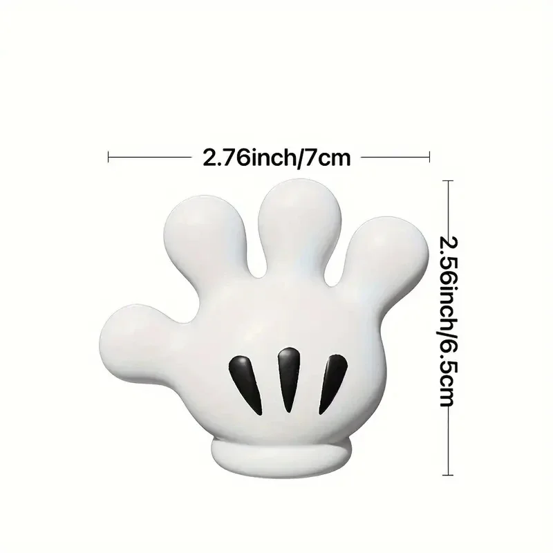 1PC Multifunctional toothbrush data line hook Mickey palm shape hook bathroom towel suction cup hooks