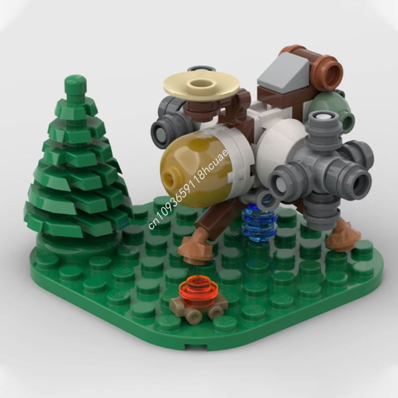 

64 шт. MOC внешний дикий корабль v1 космические строительные блоки STEM образовательные строительные пластиковые развивающие рождественские игрушки в подарок