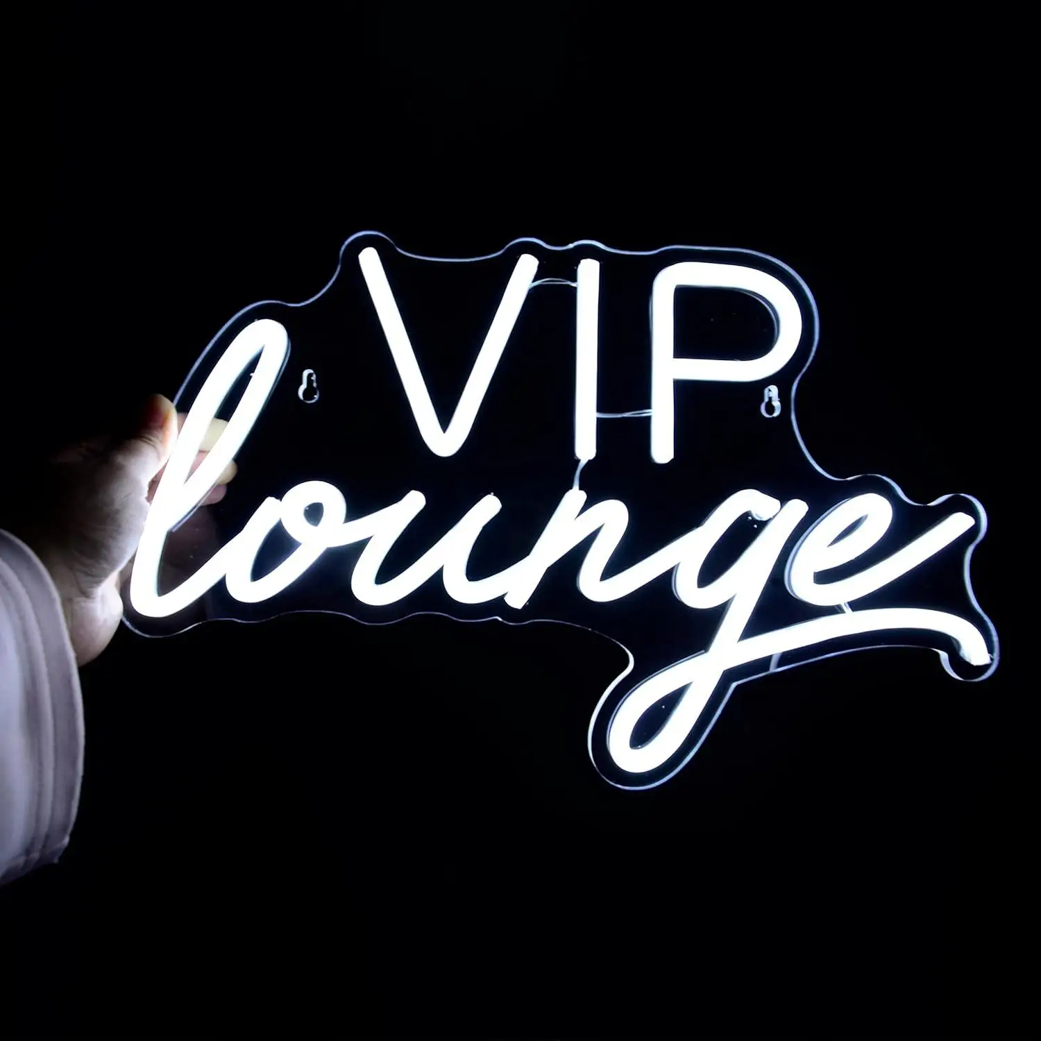 VIP Lounge Neon Sign USB Powered LED Light for Hotel Pub Cafe Salon Nightclub Wedding Party Wall Decor Commercial Business Sign