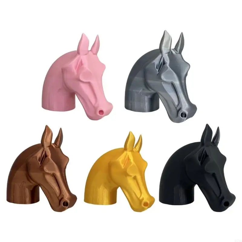 Trailer Hitch Decoration Caps Weatherproof Guard Modern Horse Head Design Trailer Hitch Protective Cover Easy Install D7YA