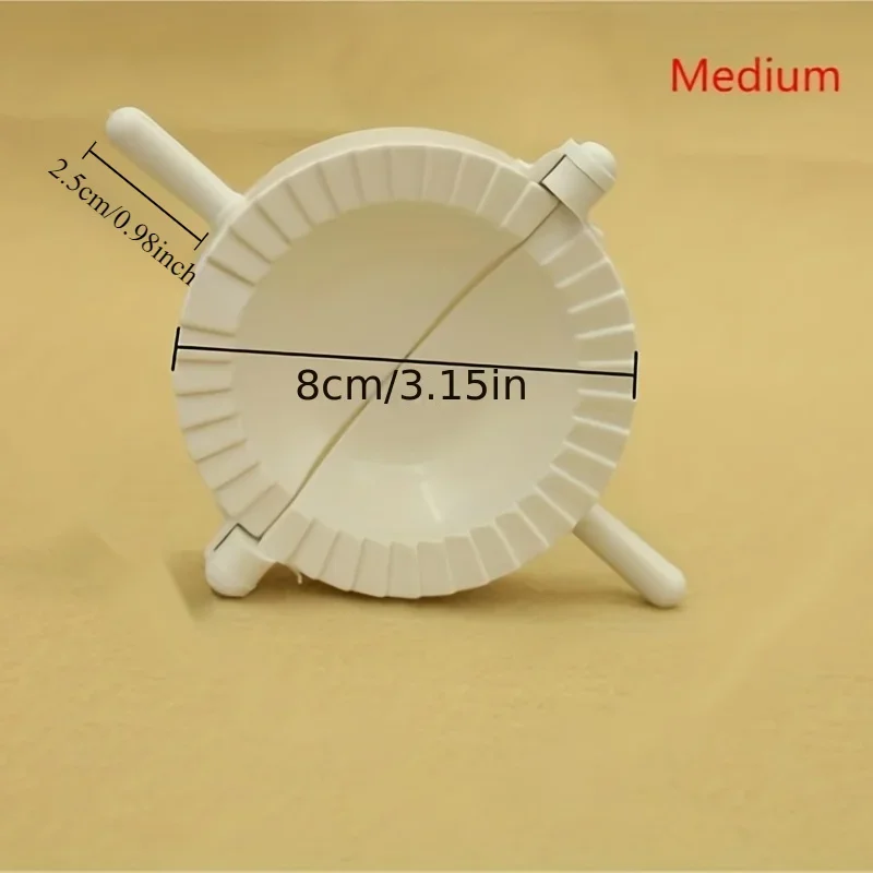 Knödelform-Maker, 3er-Pack – schnelles Press-Knödel-Presswerkzeug, einfaches Knödel-Maker-Set aus Kunststoff für selbstgemachte Gyoza, Wonton – Detail 4