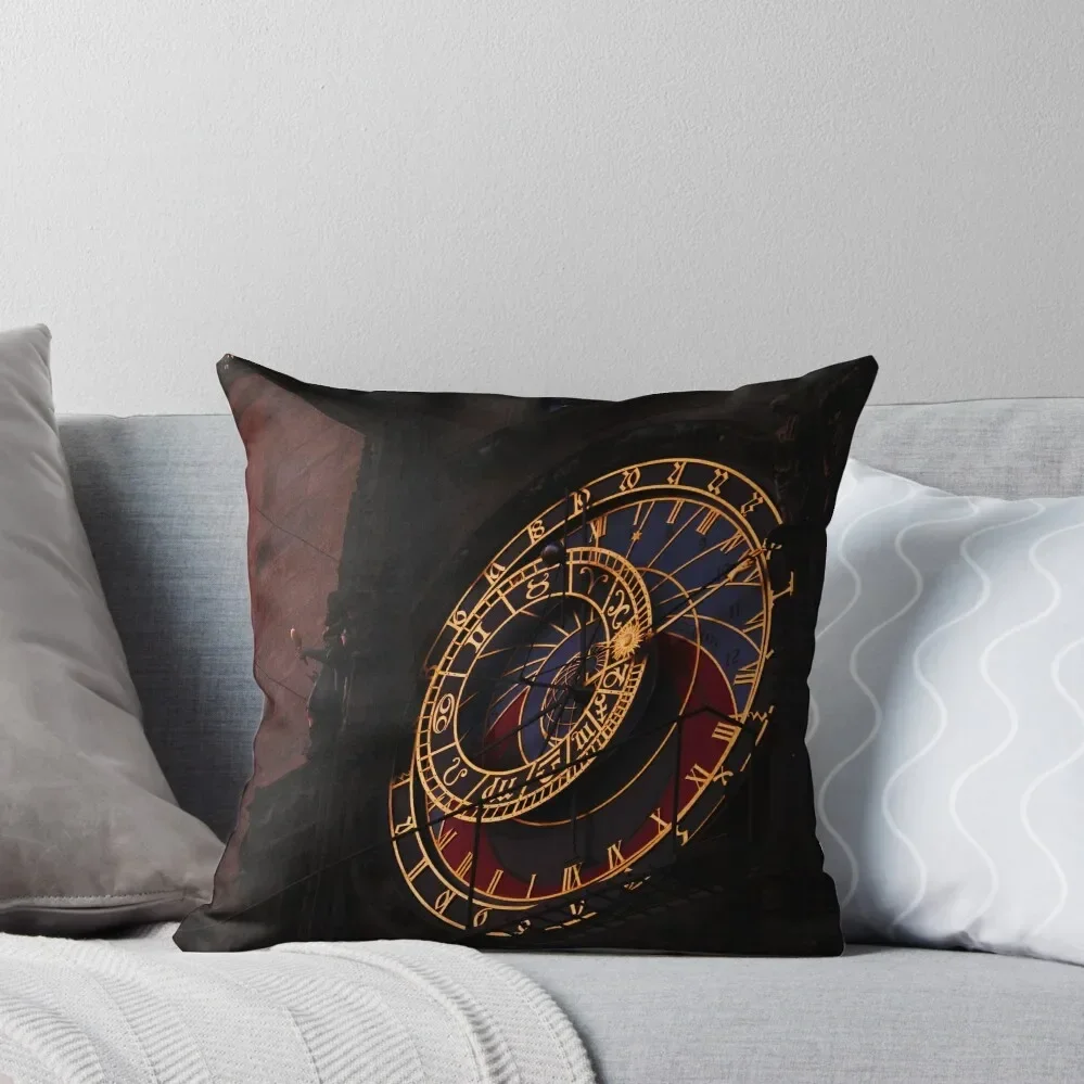 Astronomical Clock Throw Pillow Sofa Decorative Covers christmas supplies pillow