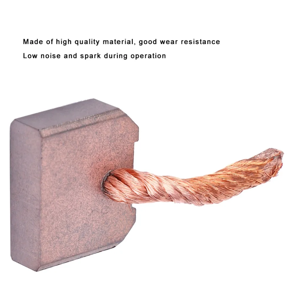 10 قطعة 8x25x21 مللي متر فرش كربون منخفضة الضوضاء و شرارة J458 موتور فرش دائم عالية الأداء أداة السلطة اتصالات ل FT-128 #6