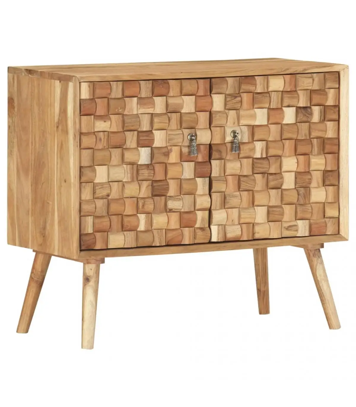 Acacia solid wood sideboard 75x35x65 cm