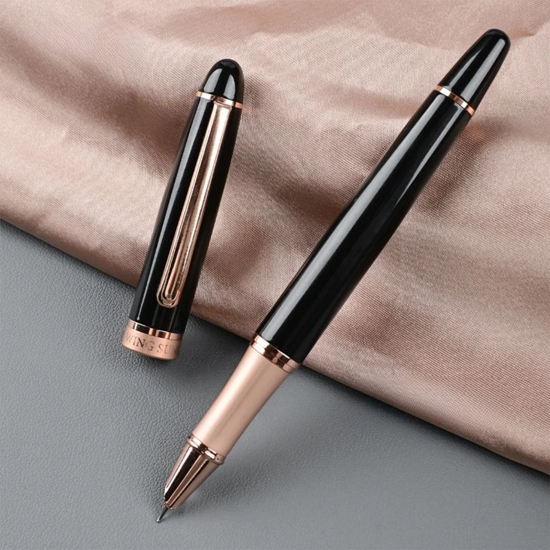 

Wingsung Pink Colors Fountain Pen Hooded Nib 0.38/0.5 Bent High-end and Exquisite Gift for Women Students Practice Calligraphy