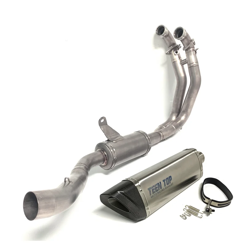 

Sport Motorcycle Titanium Alloy Motorcycle Exhaust Full System For Aprilia RS660/Tuono660 2021+ Exhaust Pipe