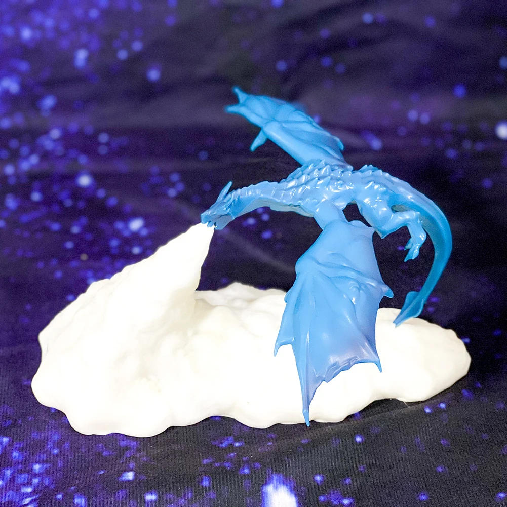 3D Printed LED Lamps Eye Protection Fire/Ice Dragon Indoor Lighting Kids Sleep Accompany Tabletop Light for Bedroom/Living Room