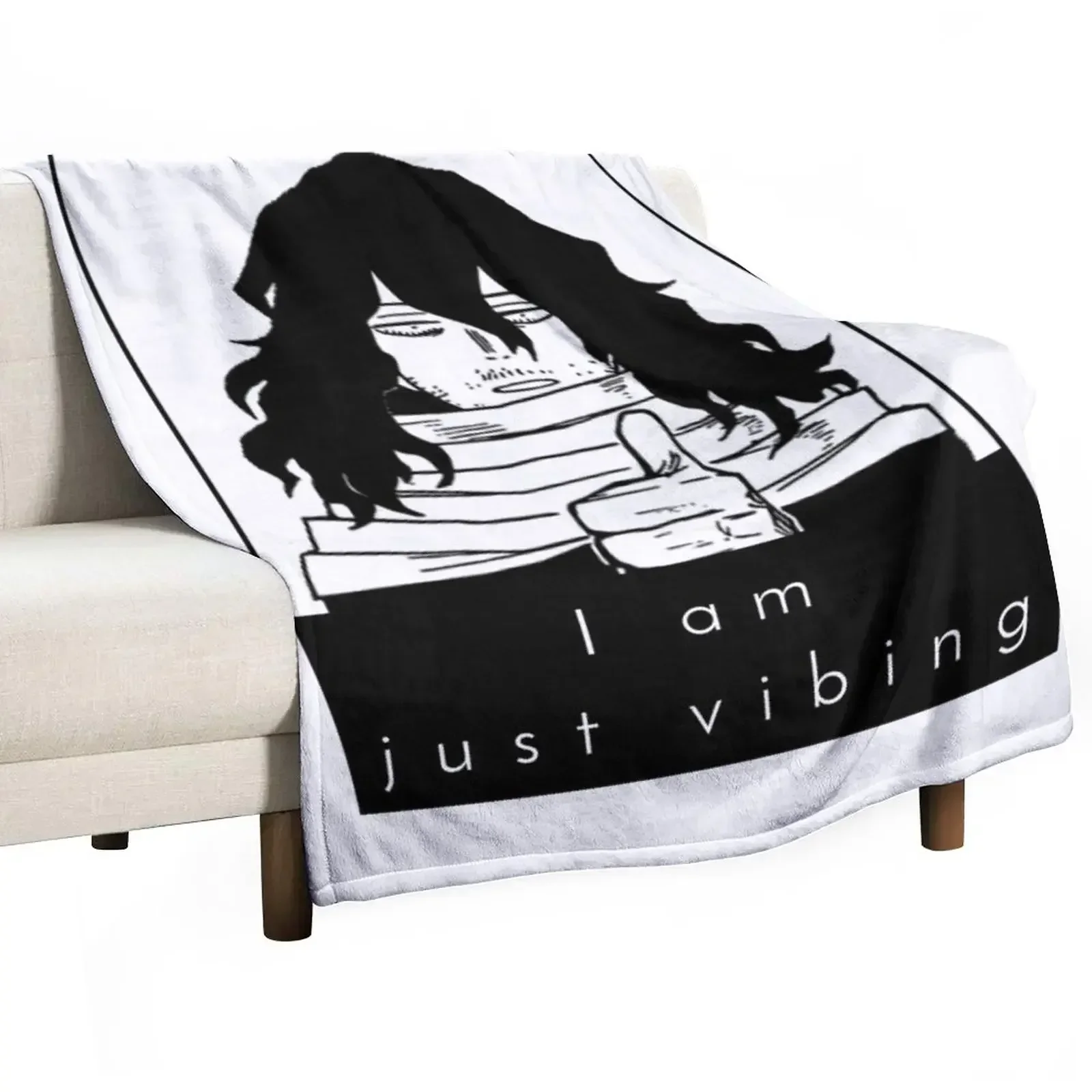 aizawa i am. just vibing Throw Blanket christmas decoration Designers Plaid on the sofa heavy to sleep Blankets