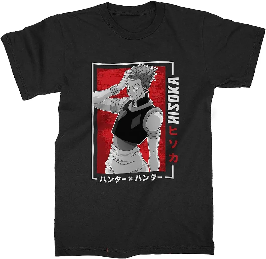 

Hisoka Morow Shirt, Japanese Shirts, Anime Short Sleeve T-Shirt, Manga Tee for Mens, Womens, Kids B-21 Small-5X-Large