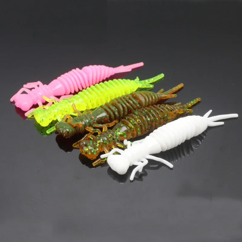 Señuelos de vinilo 75mm para jigging – Trucha y lubina - imagen 2