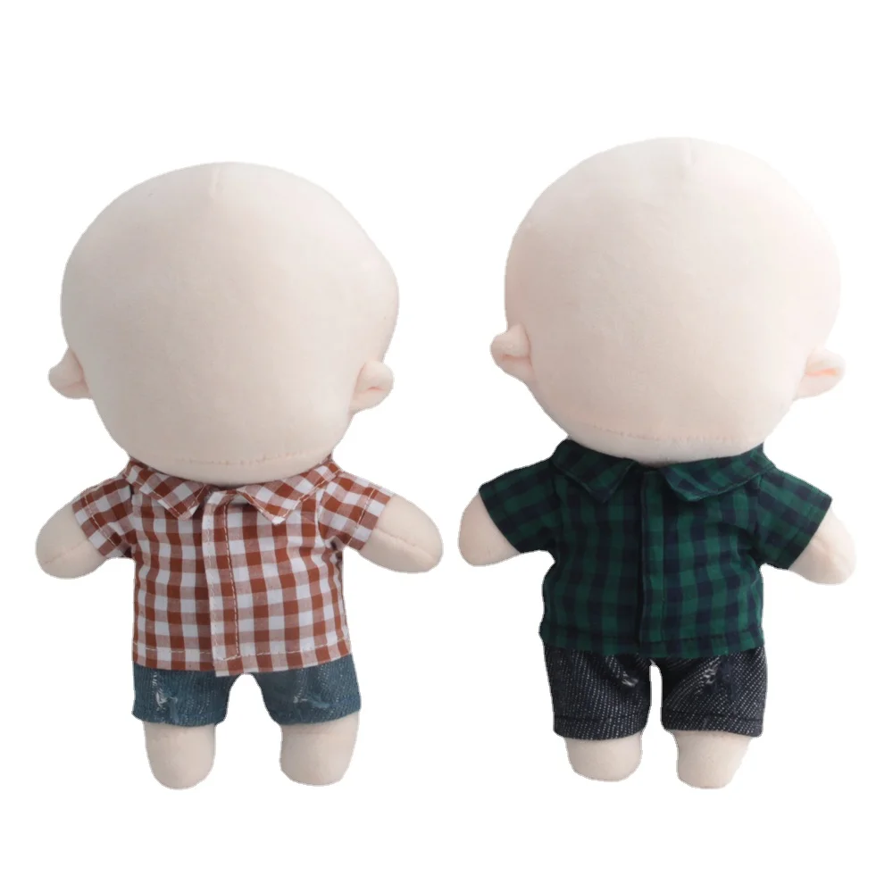 

Fashion Doll Shirt Pants For 20 cm Doll Clothes Black White Cute Mini Doll Clothes Dress Up Game Toys Doll Accessories Kids Gift