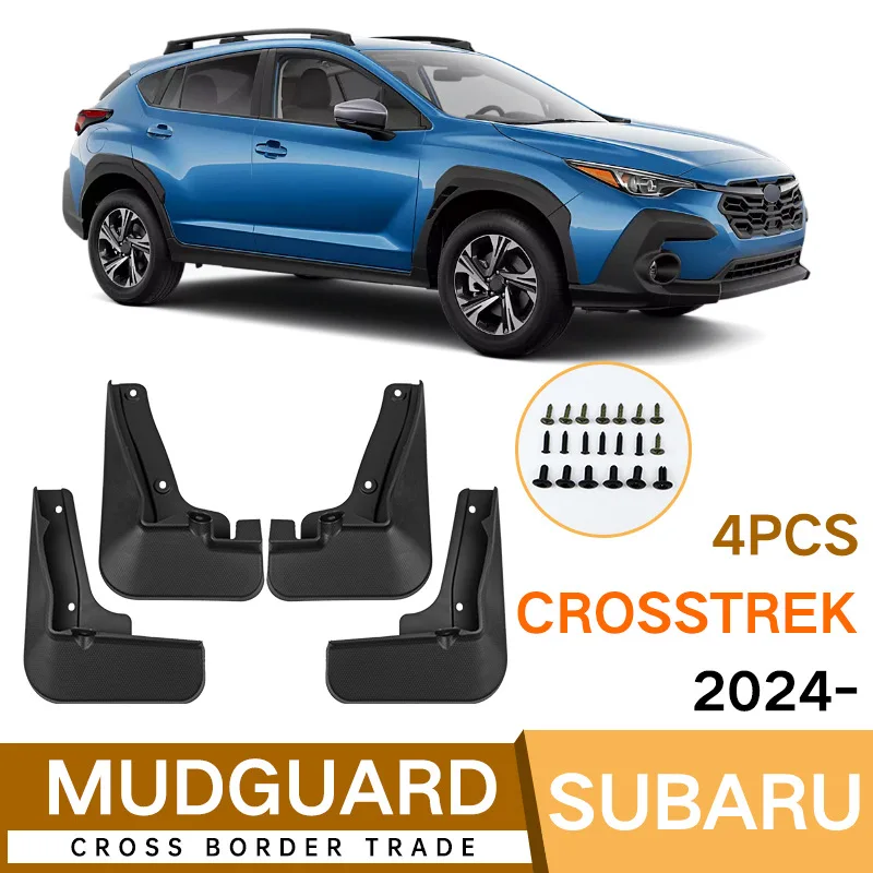 

For Subaru Crosstrek 2024 Car Molded Mud Flaps Splash Guards Mudguards Front Rear Styling Front Rear Wheel Accessories