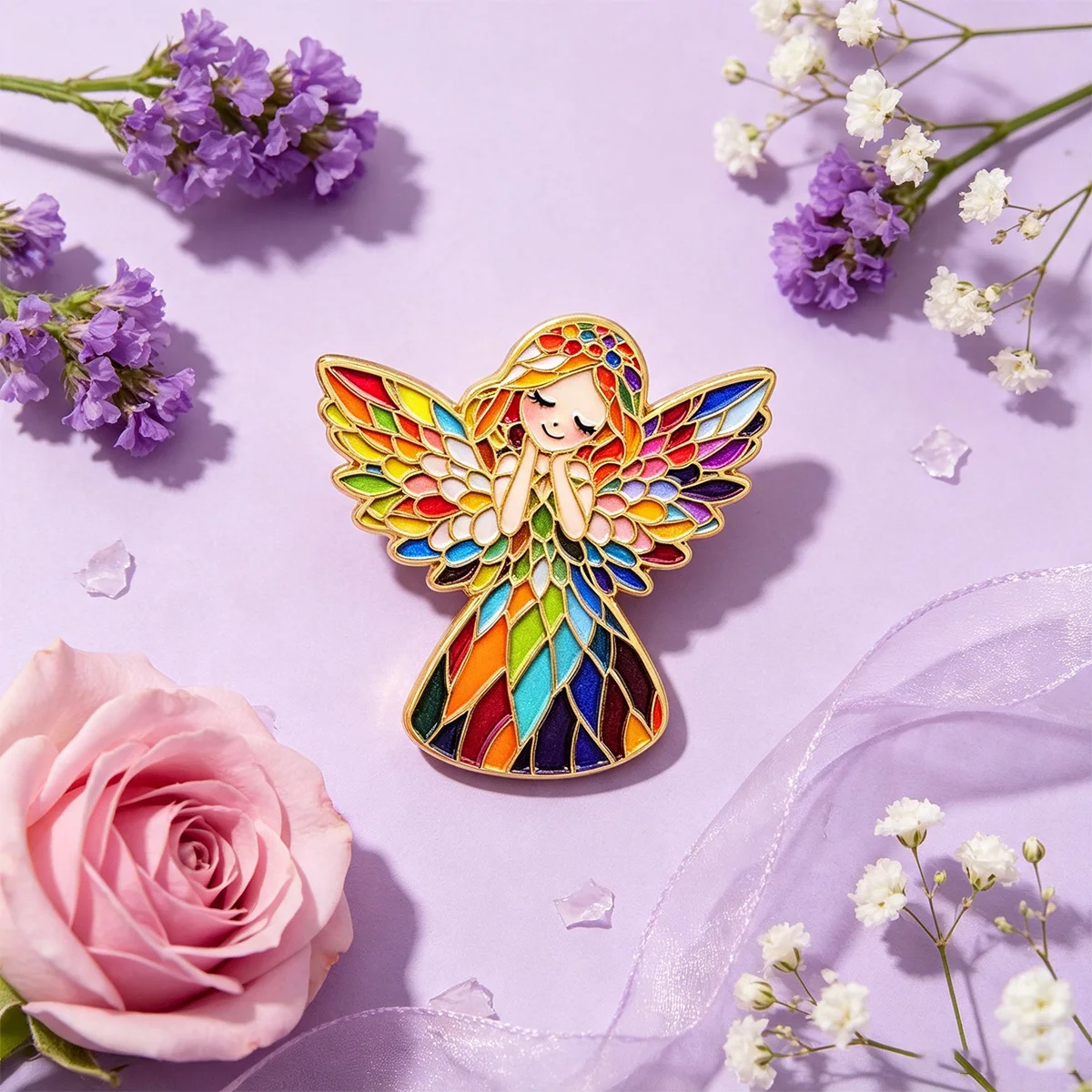 9 stuks vintage kleurrijke mei - Vintage Brooch Pin recensie en prijs