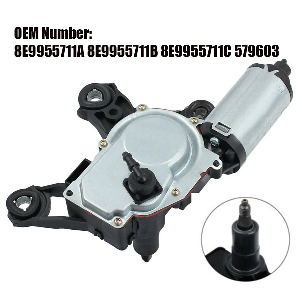 Motore tergicristallo posteriore con spina a 4 pin 12V per Audi A3 A4 A6 Q5 Q7 Allroad 8E 9955711 A