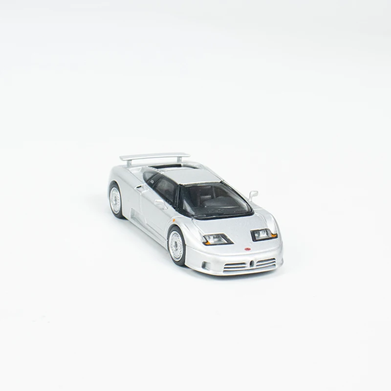 Minigt รถรุ่น1:64 EB110 GT Grigio chiaro อัลลอยหล่อตายกีฬารถ #704