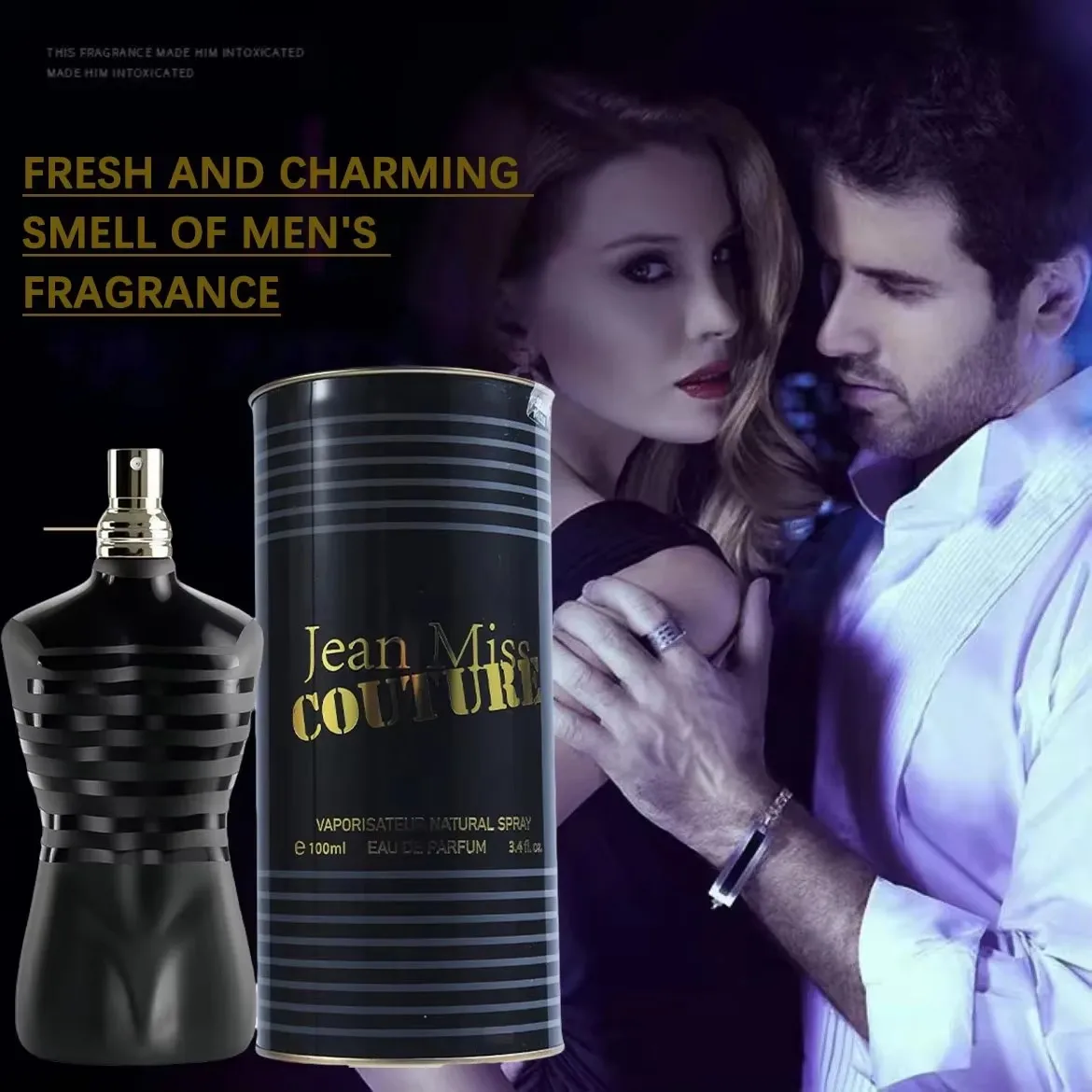 Original Men's 100ml Perfume Charm Cologne Long-lasting Fragrance High Quality Pheromones Attract Opposite Sex Eau De Toilette