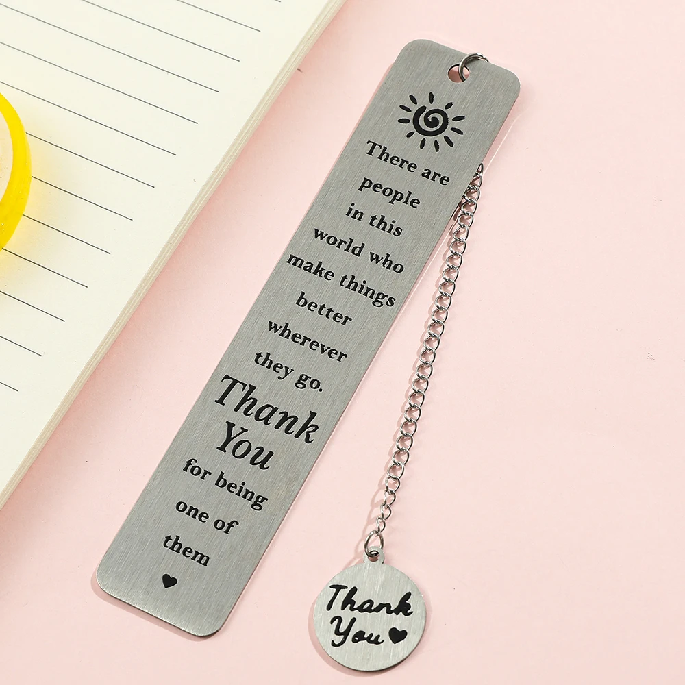 Book Lovers Bookmarks Stainless Steel Bookmarks Commemorative Gifts Stationery Reading Markers School Supplies For Men Women