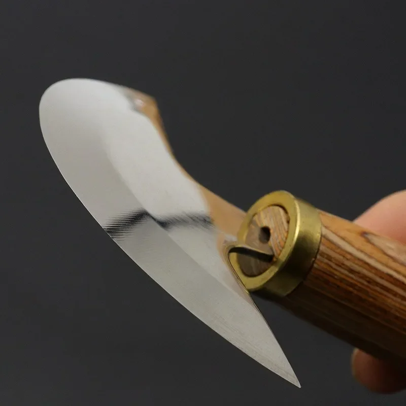 Manual Leather Skiving Knife DIY Leather Craft Cutting Paring Tool Hand Trimming Carving Cutter For Leather Carving Craft Work view 4