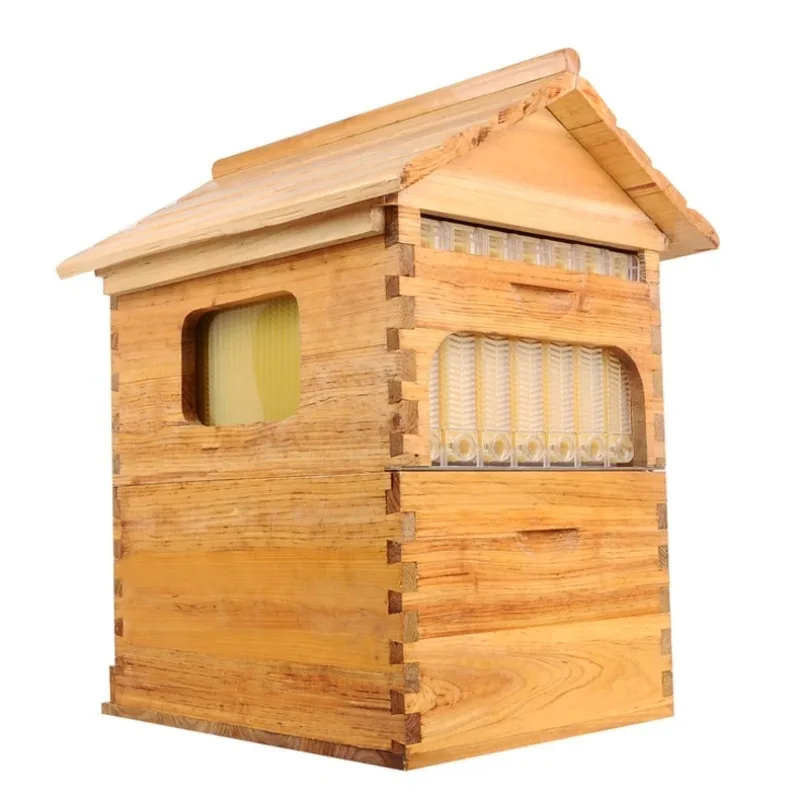 Automatic Beehive with 7 Pieces Frames Plastic Honey Outflow Beehive for Beekeeping Equipment