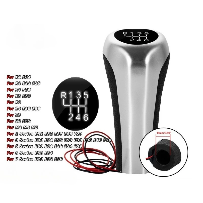 White Led Shift Kno… - image