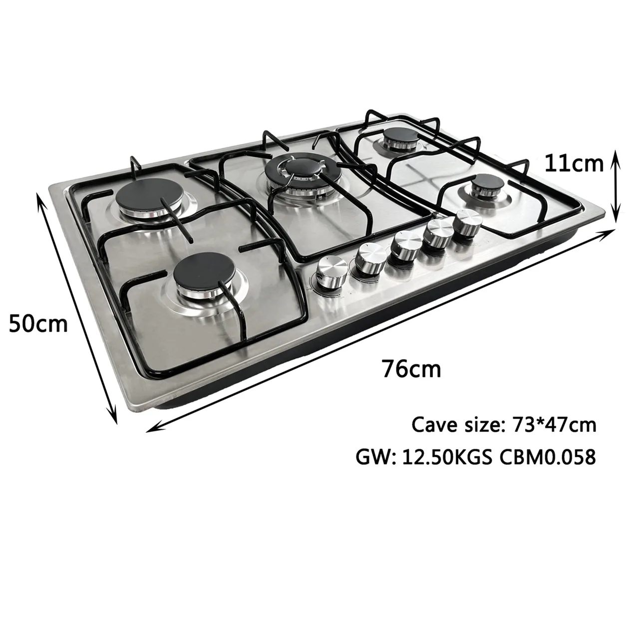 Cross-border embedded e-commerce explosive Shabaf 100V~ 240V trade US standard multi-head stove gas stove kitchen home