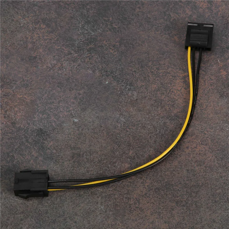 QWE-10 قطعة موليكس إلى PCI-E محول الطاقة IDE 4Pin 4 دبوس أنثى إلى 6 دبوس أنثى 6Pin الرسومات بطاقة الفيديو محول كابل