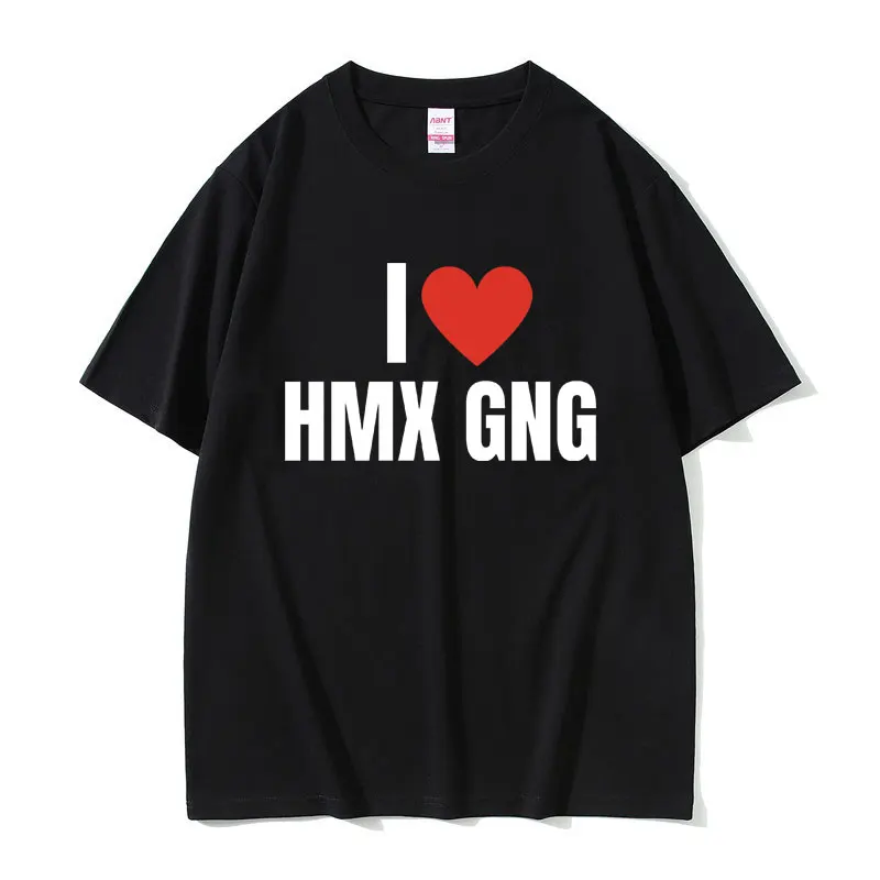 I Love Homixide Gang T-shirt Playboi Carti Opium Merch Tees HXG Graphic Tshirt Men Women Hip Hop Fashion Pure Cotton T Shirts