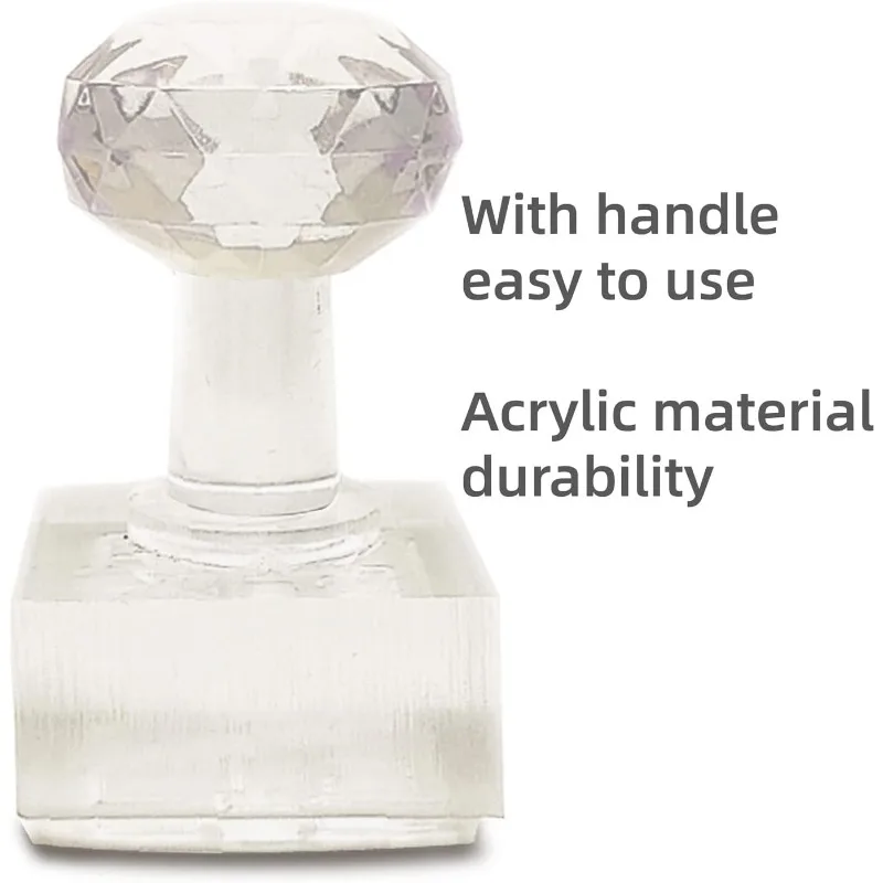 Handmade Soap Stamp Acrylic Soap Stamp Tree of Life with Handle 5.5\