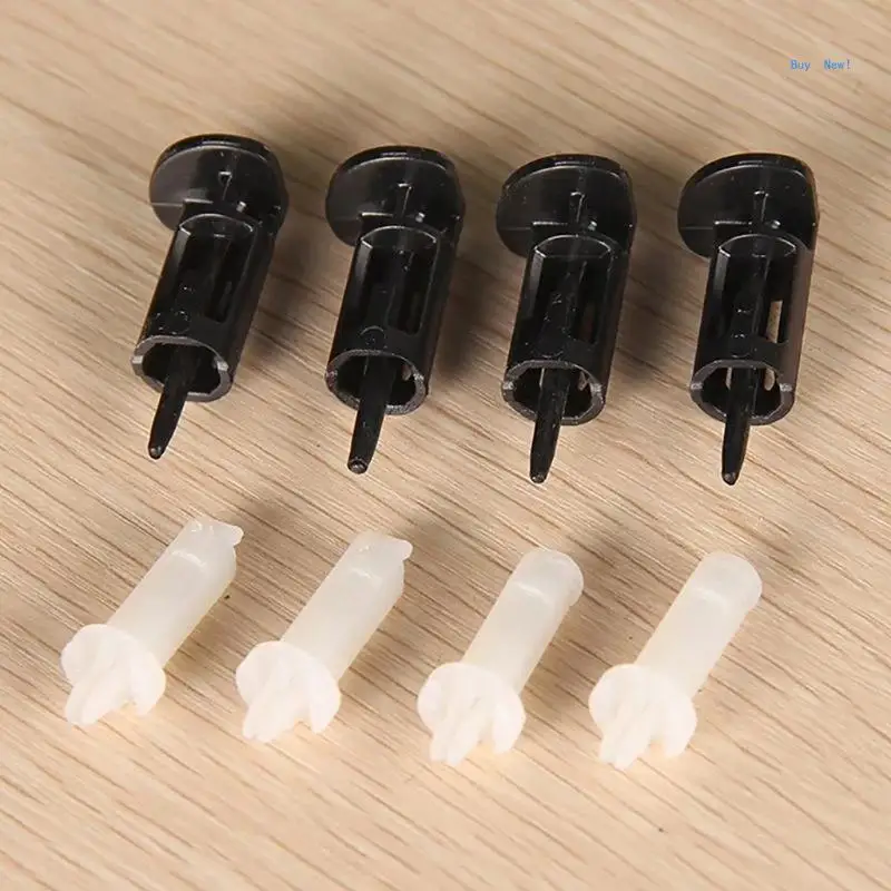 10PCS Mounting Clip Cooler Fan Mount Pins Plastic Push Screw Fastener for Intel Socket LGA 775/1150/1155/1156/1366 CPU