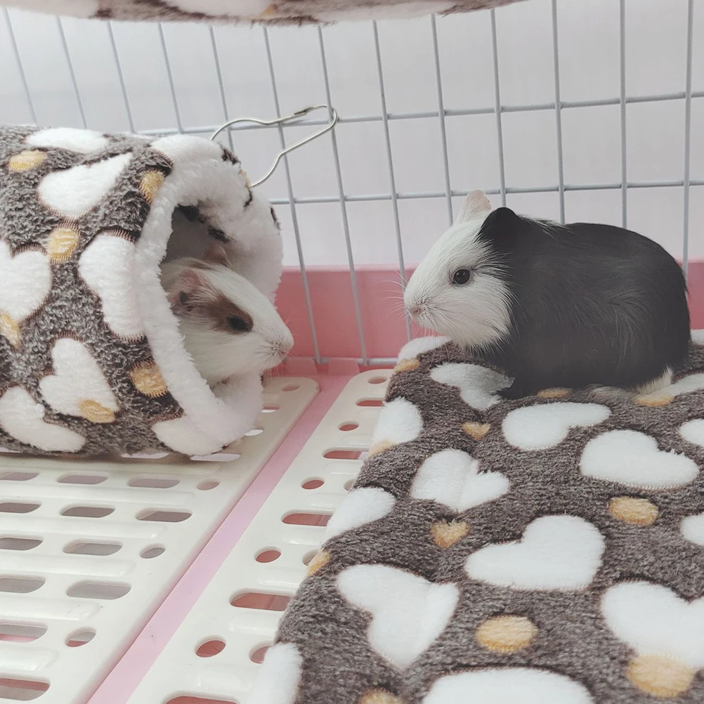 

Cotton Nest Pet Bed for Hamster Guinea Pig Chinchilla Squirrel Warm Hammock Comfortable Four Seasons Rest House