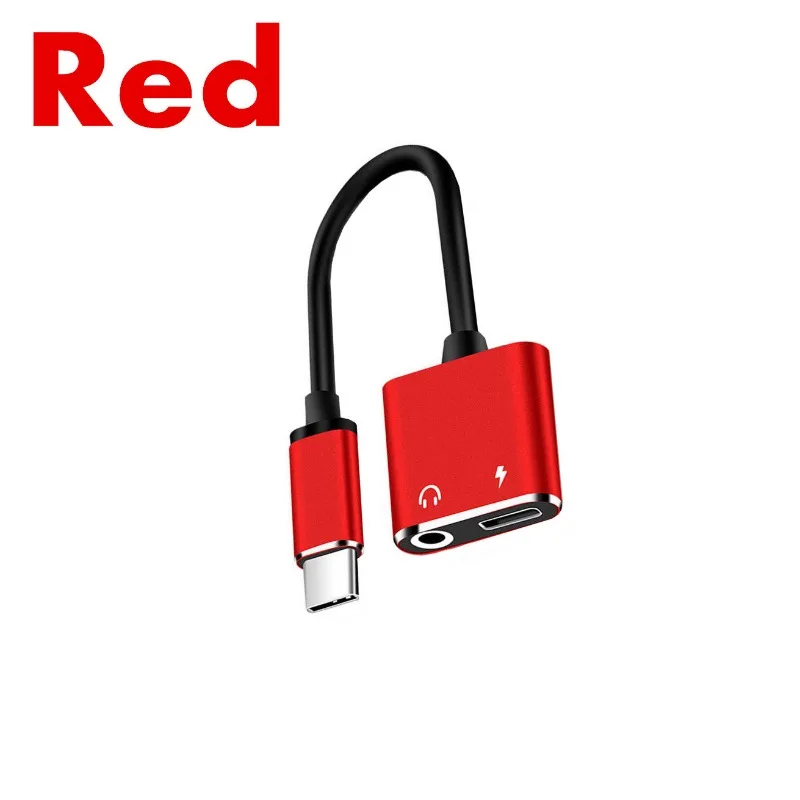 Type-C Connector Cable for LeTV - 2 in 1 Audio+Charging, 3.5mm Earphone Splitter