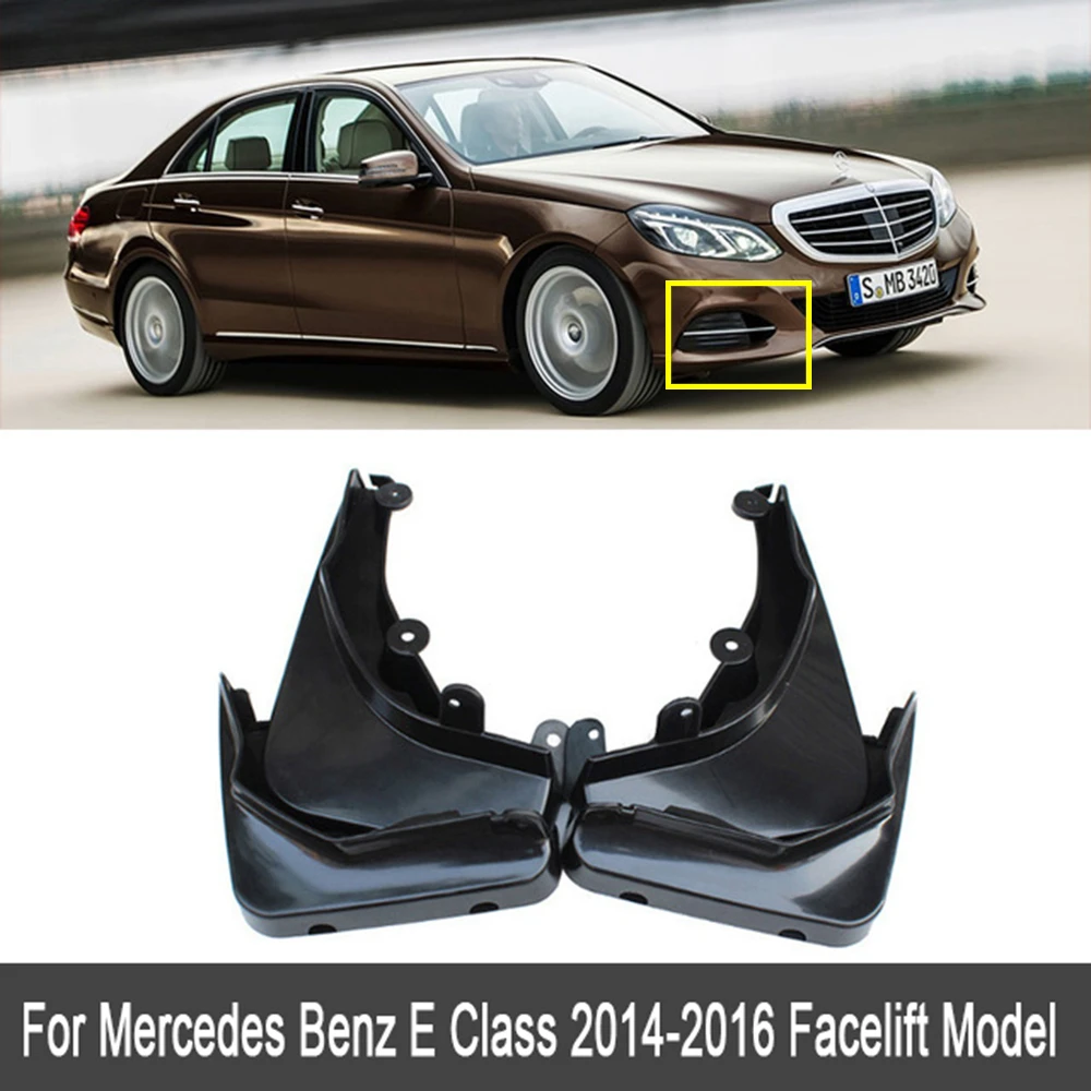 for Mercedes Benz E Class W212 2010 2011 2012 2013 2014 2015 2016 Mud Flaps Mudguards Splash Guards Fender Flare Car Accessories