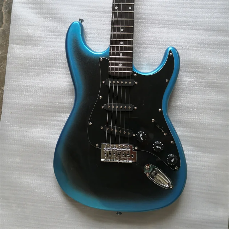 Classic Production Flash Metal Paint Electric Guitar, Can Be Customized Color, 6 String